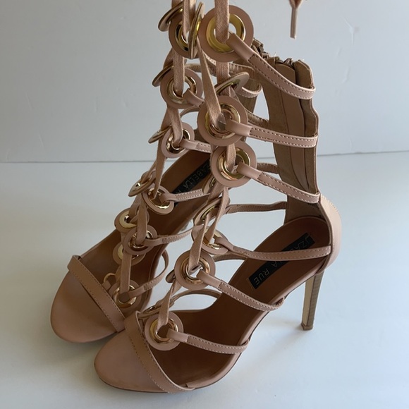 COPY - Izabella Rue Nude Pink Size 8 Lace up Style Laurna - Picture 2 of 10